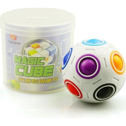 Magic rainbow ball magic Football Puzzle ball cube Spherical creative Educational toys for children gift