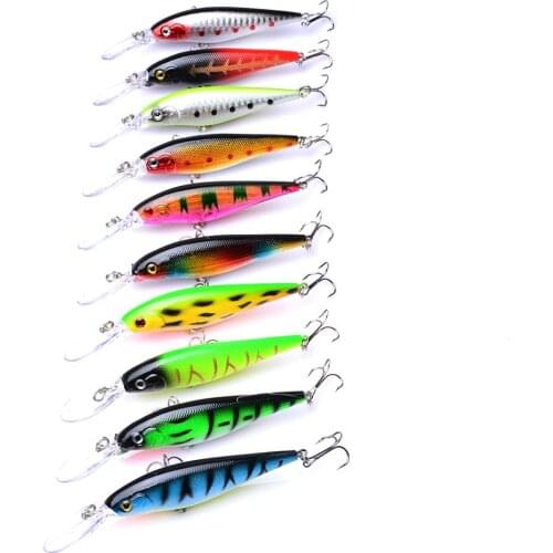 Minnow Hard Bait Fishing Lures 11cm 10g Wobbler Isca Artificial Plastic Crankbait 20 Colors Baits Fishing Tackle Dropshiping