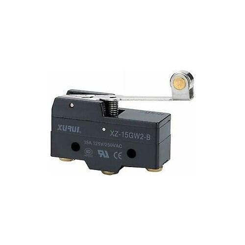 15A 125V XZ-15GW2-B NO+NC Miniature Micro Switch SPDT Hinge Roller Lever