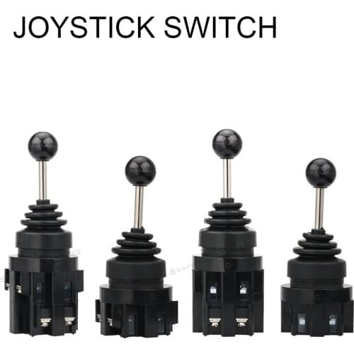 2/4 Position 2NO 4NO Joystick Switch Momentary Locking Fixed Wobble Stick Monolever Cross Rocker Controller Toggle Switch