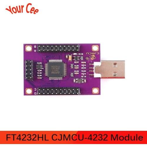 FT4232 Four-channel USB to Serial Port UART/SPI/I2C/JTAG/RS232 /RS485/RS422 Module 4 Channel FT4232HL CJMCU-4232