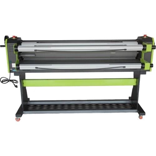 Automatic double sided hot laminating machine for laminating thin film on paper