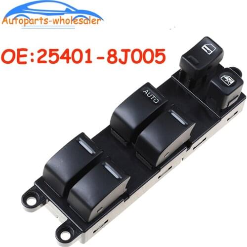 Car 25401-8J005 254018J005 For 02-06 Nissan Altima Sedan Drivers Side Left Master Window Switch Auto Parts
