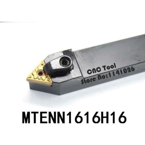 MTENN1616H16 Turning Tool Holder,CNC tool holder, External turning tools,M Clapming Lathe cutting tool for TNMG160404/08 Insert