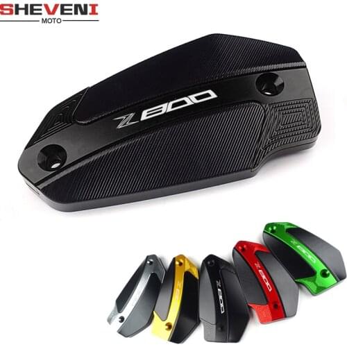 For Kawasaki Z800 2013 2014 2015 2016 NEW Motorcycle CNC Front brake Fluid Cilinder Master Reservoir Cover Cap with log Z 800