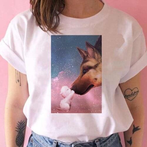 Newborn kitten Graphic Women T-shirts Beautiful Animal O-Neck T Shirt Female Leisucre Tshirt Hipster Camiseta Tumblr Mujer