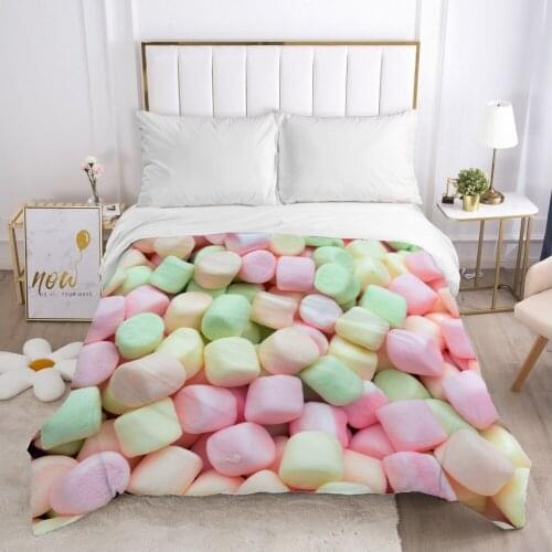 Colorful Duvet cover Quilt/Blanket/Comfortable Case Double King Bedding 140x200 240x220 200x200 for Home Rainbow candy