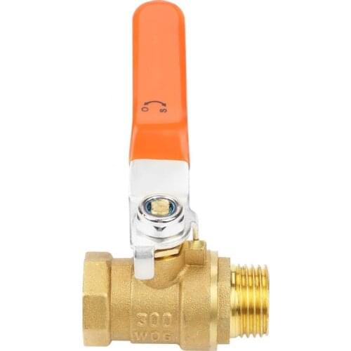 Brass Ball Valve Pipe Ball Valve Male and Female Thread DN15 Ball Valve 1/2 inch BSP DN15 Shut-off Valve palla valvola