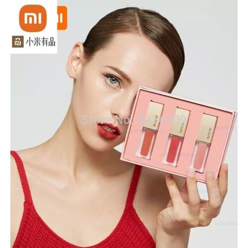 5 colors youpin youpin matte lip glaze set silky, soft, uniform and long-lasting lock color lipstick