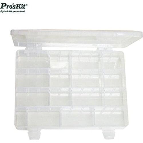 203-132H Multi-purpose Case Plastic Box Shockproof Component Storage Box PP Material With 40 Squares 252x182x40.5mm