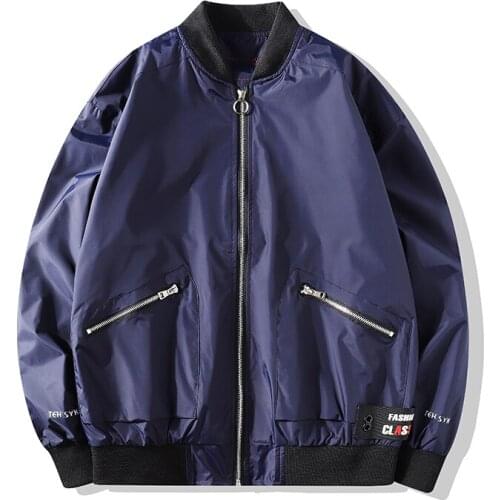 Fashion baseball uniform jacket mens spring autumn flight jacket mens jacket couple Outdoor tide Bomber coat mens new