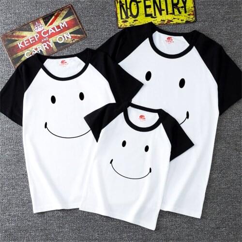 Fashion T Shirt Print Kids T-shirt Cotton Family Casual Baby Pullove Tops Streetwear Funny Sweet Girls Cozy Harajuku Loose