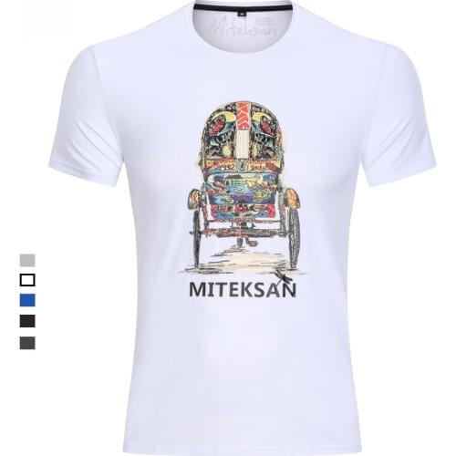 Summer Cotton T-Shirt Men High Quality Street Style Harajuku Casual Joker Print Tees Tops Oversize Running Gym Sport Men T Shirt