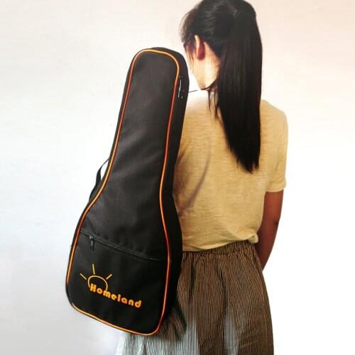 23'' 5mm Padded Ukulele Soft Case Waterproof Gig Bag with Nylon Hand Strap for Soprano Concert Ukulele