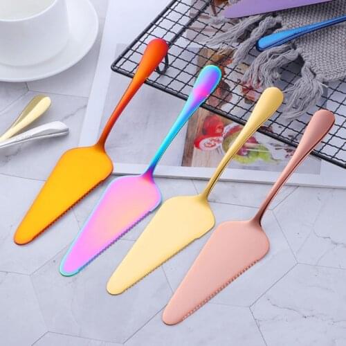 Stainless Steel Cake Shovel Pie Pizza Cheese Server Divider Knife Baking Tools Wholesale