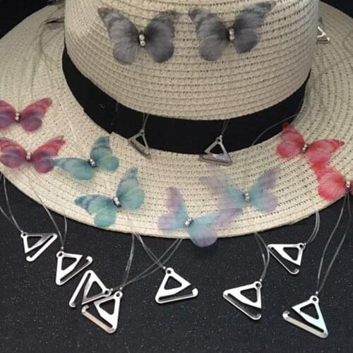 New Butterfly Vacation Invisible Transparent Shoulder Metal Bra Straps Adjustable Elastic Intimates Accessories Women