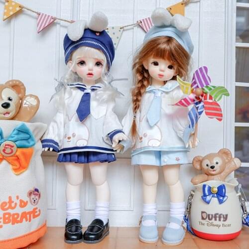 1/6 BJD doll clothes shirts hats shorts skirts suits sailor suits uniforms for large 1/6, yosd, 30 cm BJD doll Clothing toy