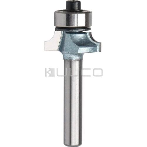 Radius Milling Cutter/CNC Tools/Arc Router Bit/Anti-kickback Design Round Over Edging Router Bit with Bearing 2 flute Endmill