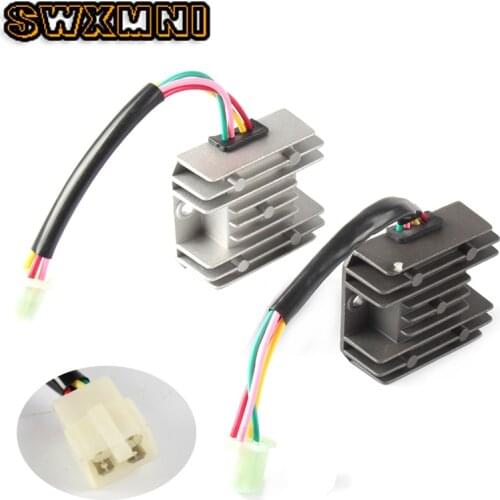 4 Wires Voltage Regulator Rectifier Motorcycle Boat Motor Mercury ATV GY6 50 150cc Scooter Moped JCL NST TAOTAO