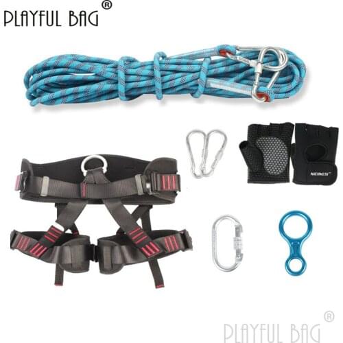 Half body escape suit Climbing equipment Safety belt for work High buliding escape safety belt ZL67 Rock Climbing