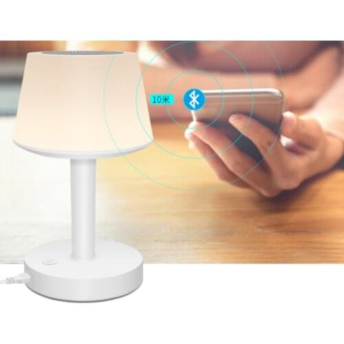 RGB Colorful eye care led touch senor reading lamp smart bluetooth lighting