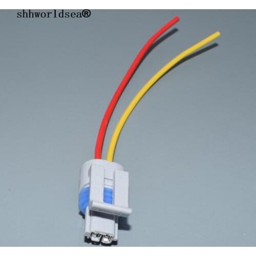 Shhworldsea 2 pin grey pa66 female waterproof electrical sensor connector 12162197