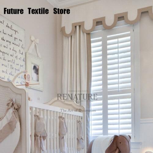 New Nordic Light Luxury Baby Velvet Chenille Curtains Childrens Room Blackout Curtains Curtains for Living Dining Room Bedroom