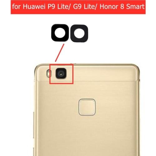 2pcs for Huawei P9 Lite/ G9 Lite/ Honor 8 Smart Back Camera Glass Lens Rear Camera Glass with 3M Glue Replace Repair Spare Parts
