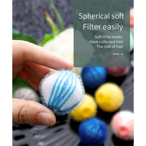 1PCS Magic Laundry Ball For Household Cleaning Washing Machine Clothes Softener Solid Cleaning Balls 6CM Catcher Filter Remover