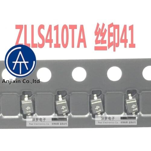 10pcs 100% orginal new Schottky rectifier diode ZLLS410TA silk screen 41 SOD-323 spot real stock