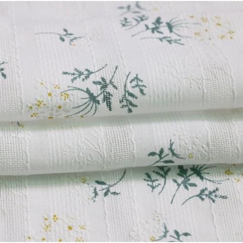 100cm*140cm Elegant Floral Lace Embroidery Cotton Fabric Material For Shirt Dress