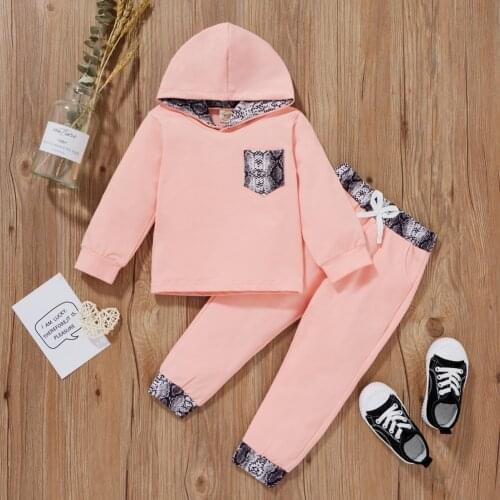 Bobora 2pcs Cute Infant Newborn Baby Girl Clothes Hooded Sweatshirt Striped Pants Outfit Cotton Baby Tracksuit Set