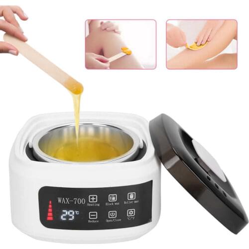500ml Wax Heater Hair Removal Electric Wax-melt Machine Automatic Temperature Control Wax Melting Machine Painless Body Epilator