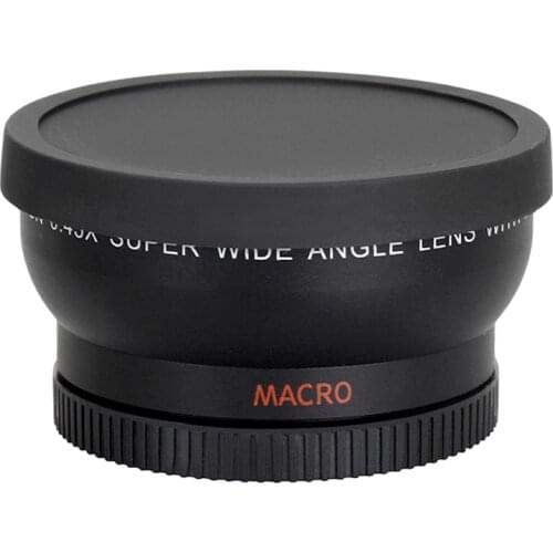 Andoer 58MM 0.45x HD Wide Angle Lens with Macro Lens for Canon Nikon Sony Pentax 58MM Camera Lens Accessory