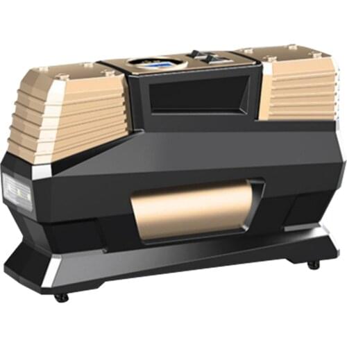 AU04 -Tire Pump Digital Pressure Gauge Tire Pump with LED Light Portable Air Compressor