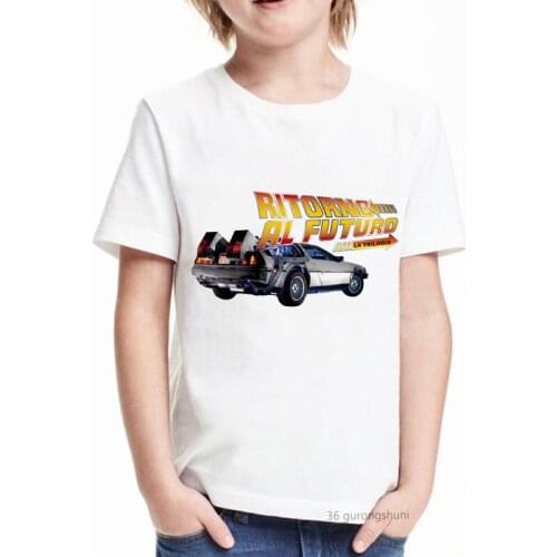 T-Shirt For Boys Cool Car Graphic Print Kids Clothes Summer Tops Hip Hop Teen T Shirt Cute Boys Tshirt Children Clothing