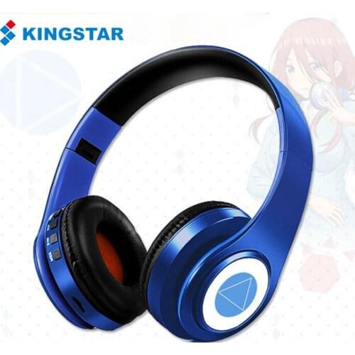 KINGSTAR Gaming Headphones with Mircophones Wireless Bluetooth Headsets Cosplay Anime Princess Connect Earphone for Mobile Phone