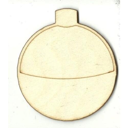 Laser Cut Out Unfinished Wood Shape Craft Supply-Bobber
