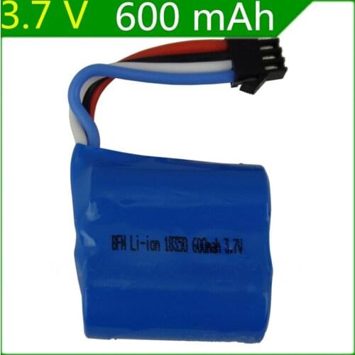 3.7V 600mAH You Di UDI001 remote control boat genuine momentum of cylindrical lithium battery 3.7V 600mAH 18350 4P line