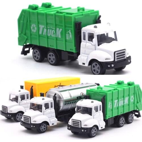 3Pcs 1/50 Simulation Transport Fire Engineer Truck Car Pull Back Model Kids Toy Educational Toy Birthday Gift Boy Toys