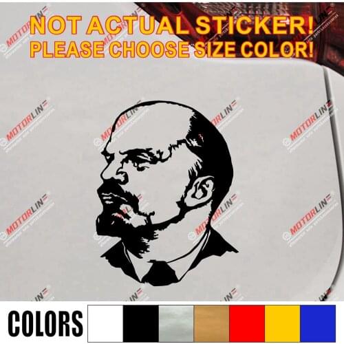 Lenin Vladimir Car Decal Sticker Vinyl Russian Soviet Russia no background pick color size