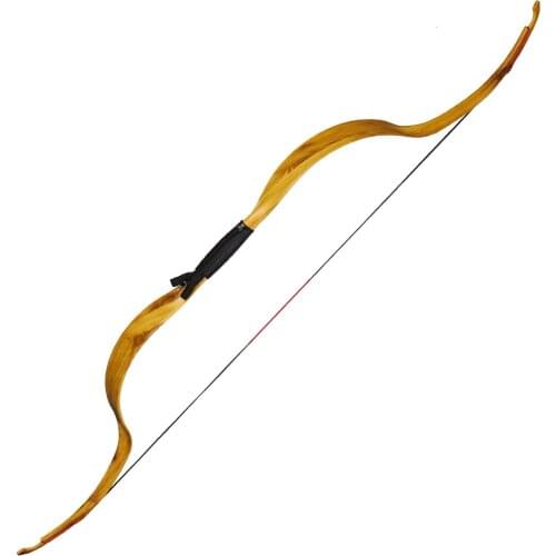 New Bow And Arrow 25 Lbs Nano Resin Traditional Recurve Bow Outdoor Sports Hunting Archery 126 Cm Outdoor Hunting Accessories