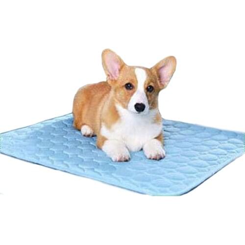 Pet Cold Gel Pad Dog Cooling Cushion Soft Comfortable Heat Relief Cat Sleeping Bed Mat Puppy Ice Mattress
