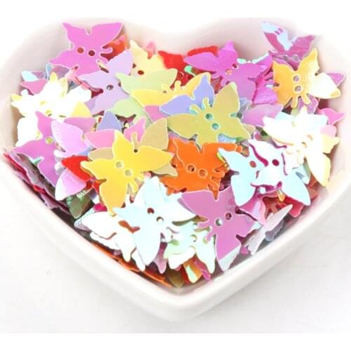 20g Stereoscopic Plane PVC loose Sequins Multicolor Paillettes Sewing Craft Children DIY Garment Decoration Accessory 3-30mm