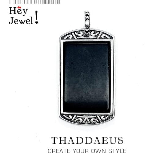 Pendant Ornamentation Dog Tag,2021 Brand New Vintage Fine Jewelry Europe Bijoux 925 Sterling Silver Accessories Gift For Men