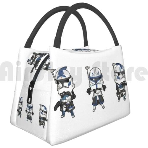 Cooler Lunch Bag Picnic Bag Mini Fives , Rex , Echo Clone Star Trooper War