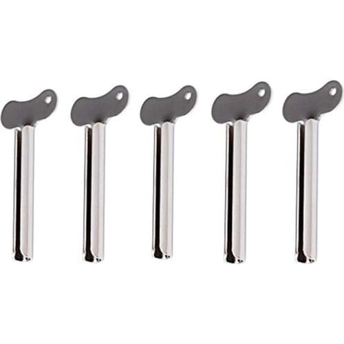 High Quality Stainless Iron Squeezing Toothpaste Paste Squeezing Paste Tool Semi-circular Metal Squeezer