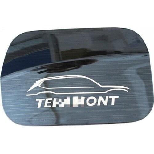 Fit for VW Teramont 17-19 fuel tank cover decorative modified special accessories stainless steel fuel tank protective cover