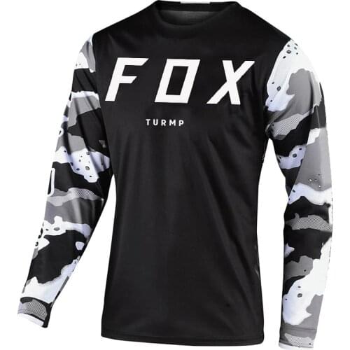 2021 turmp Fox Jersey Motocross Jersey Mtb Downhill Jeresy Fxr Cycling Mountain Bike DH Maillot Ciclismo Hombre Quick Dry Jersey