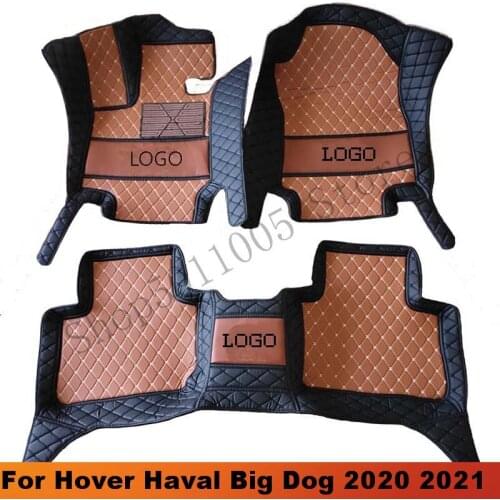 Car Floor Mats For Hover Haval Big Dog 2020 2021 Custom Carpets Car Accessories Interiors Car Styling Covers Leather Rugs
